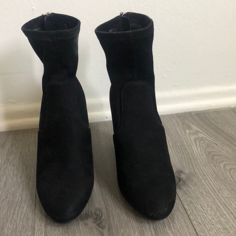 Suede booties